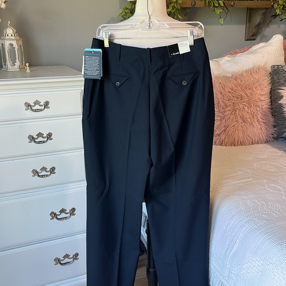 Navy Blue Dress Pants Womens 10 Doc & Amelia Classic Fit Career Occupation New - Picture 11 of 14